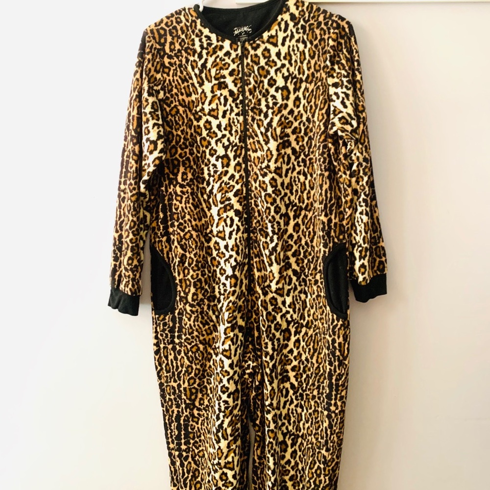 Cheetah print onesie
